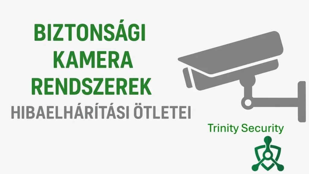 Biztonsági kamera rendszerel hibaelhárítása