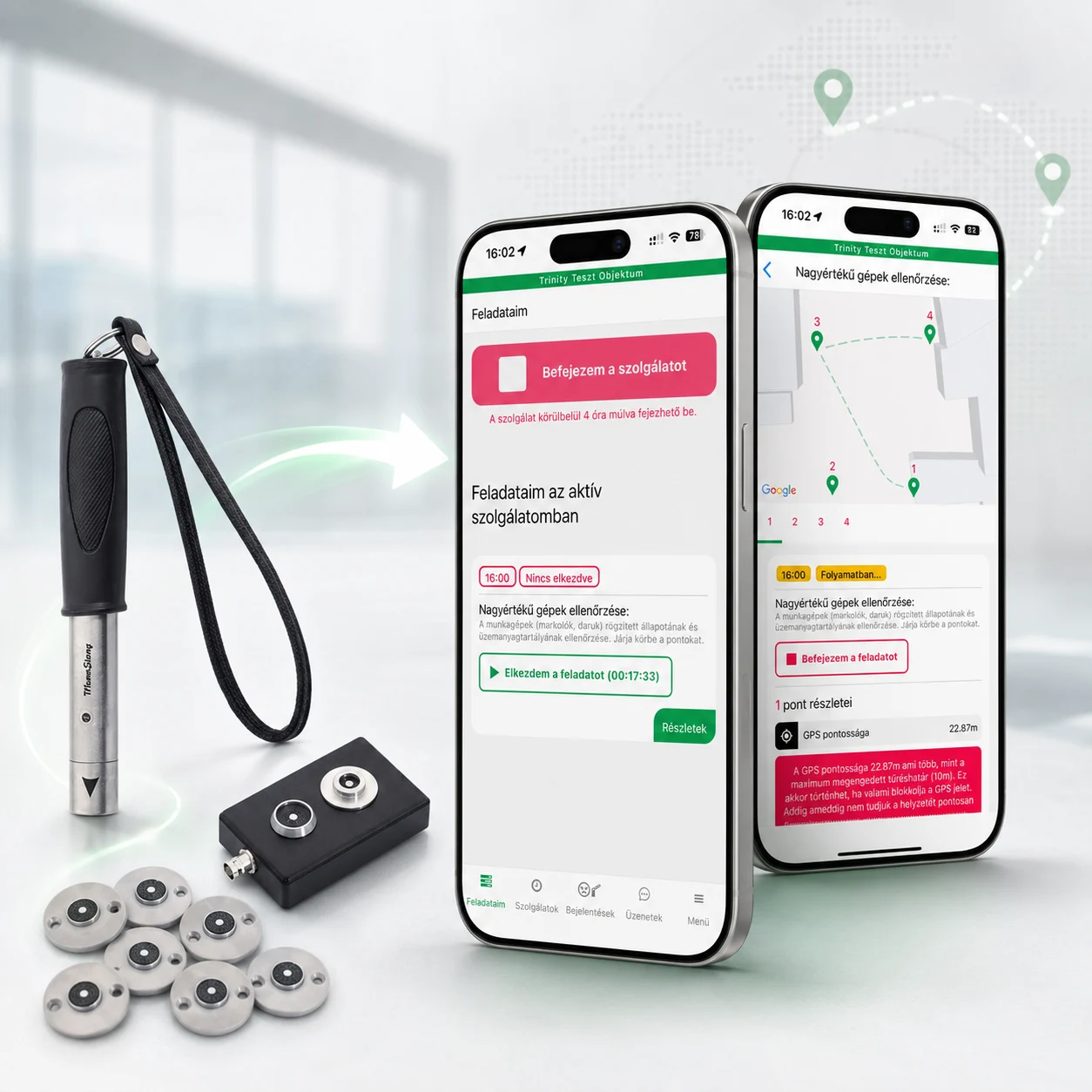 Járőrellenőrző rendszer összehasonlítás: hagyományos RFID csekkoló eszközök és modern mobilos digitális őrjárat-ellenőrzés Trinity Guard alkalmazással